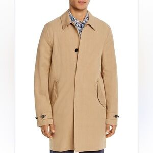 Paul Smith Mens Regular Fit Beige Trench Coat Size M